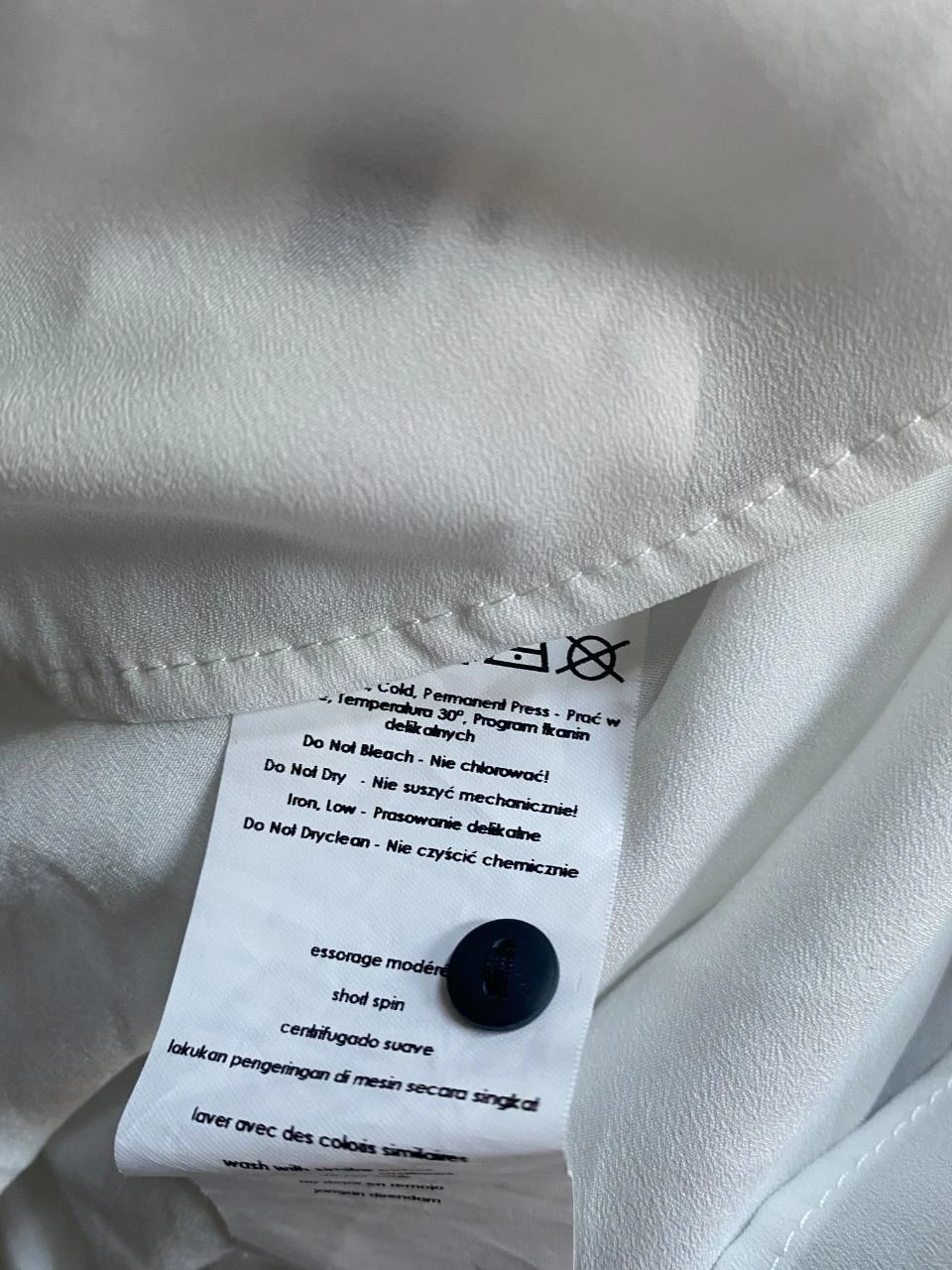 Promod jurk maat 38 wit met tropische print zwart geel – vloeiend, gevoerd – photo 14